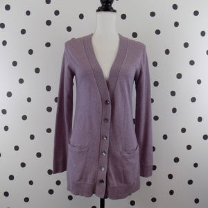 Eddie Bauer Tunic Cardigan Sweater Cotton Cashmere